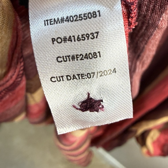 Torrid Kimono Shirt Duster Jacket 3X Striped Open Front Artsy Indie Boho Granola - Picture 8 of 8